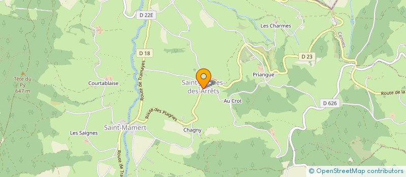 localisation de l'entreprise ACDC CAFE  CHEDIGNY