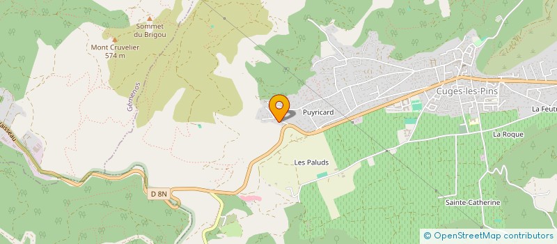 localisation de l'entreprise ACDC ET CO  CUGES-LES-PINS