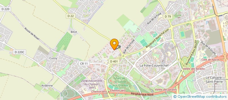 localisation de l'entreprise ACDC INVESTISSEMENT  SAINT-CONTEST