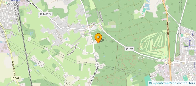 localisation de l'entreprise ACDCHERON  LE MANS