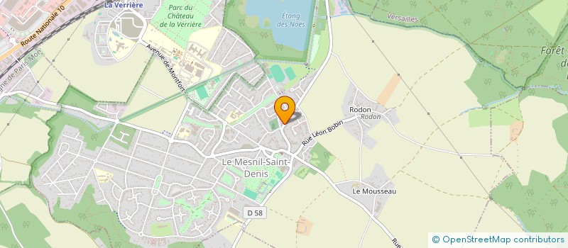 localisation de l'entreprise ACDCP à LE MESNIL-SAINT-DENIS