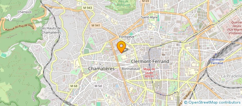 localisation de l'entreprise ACDCS  CLERMONT-FERRAND