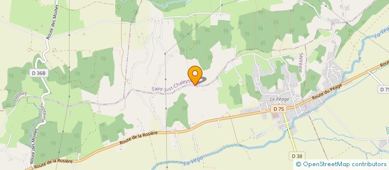 localisation de l'entreprise ACDE  SAINT-JUST-CHALEYSSIN