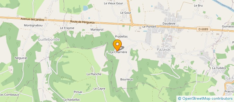 localisation de l'entreprise ACDE CONSEIL  PAZAYAC