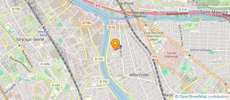 localisation de l'entreprise ACDECISIONNEL à ALFORTVILLE