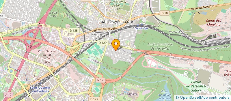 localisation de l'entreprise ACDETO CONSULTING à SAINT-CYR-L'ECOLE