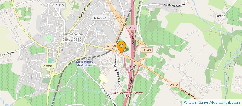 localisation de l'entreprise ACDF  SAINT-ANDRE-DE-CUBZAC