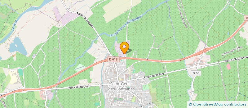 localisation de l'entreprise ACDF  SAINT-GENIS-DES-FONTAINES