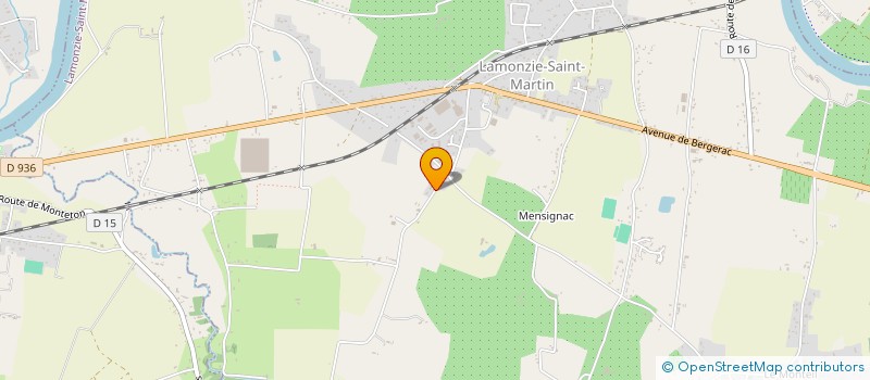 localisation de l'entreprise ACDF AUTOMATISMES  LAMONZIE-SAINT-MARTIN