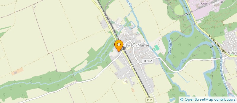 localisation de l'entreprise ACDG  LOISY-SUR-MARNE