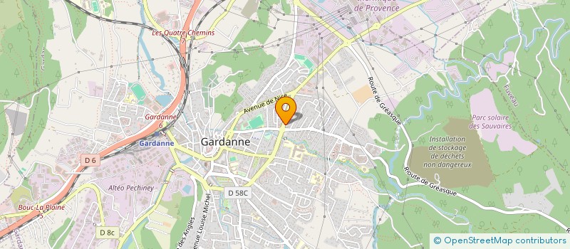 localisation de l'entreprise ACDG à GARDANNE