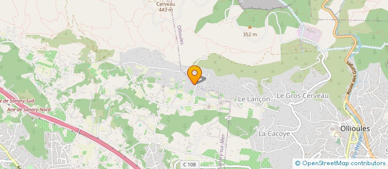 localisation de l'entreprise ACDG  OLLIOULES