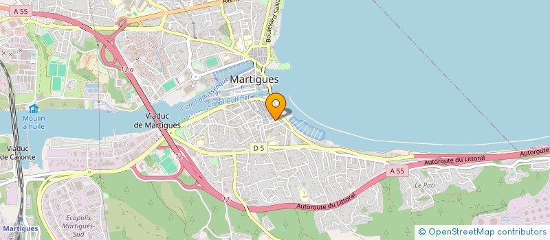 localisation de l'entreprise ACDH à MARTIGUES
