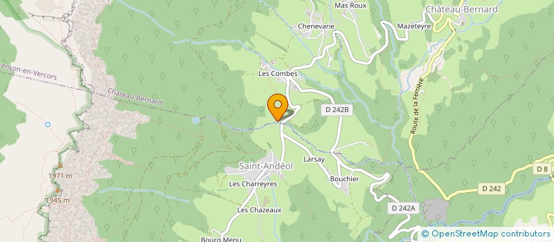 localisation de l'entreprise ACDIS à GRESSE-EN-VERCORS