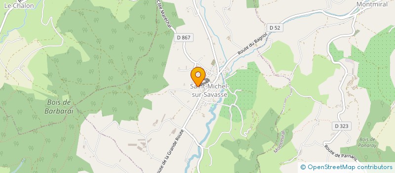 localisation de l'entreprise ACDJM  SAINT-MICHEL-SUR-SAVASSE