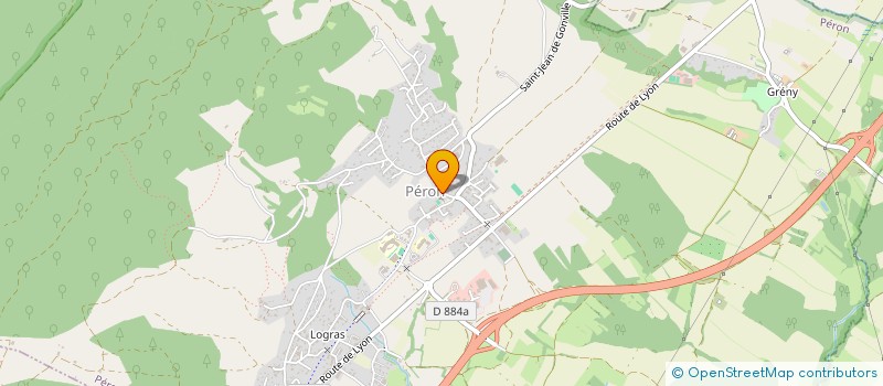 localisation de l'entreprise ACDK RESTAURATION à PERON