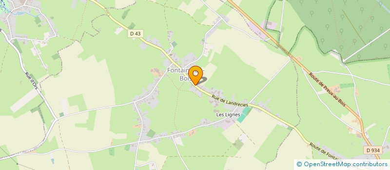 localisation de l'entreprise ACDL à FONTAINE-AU-BOIS