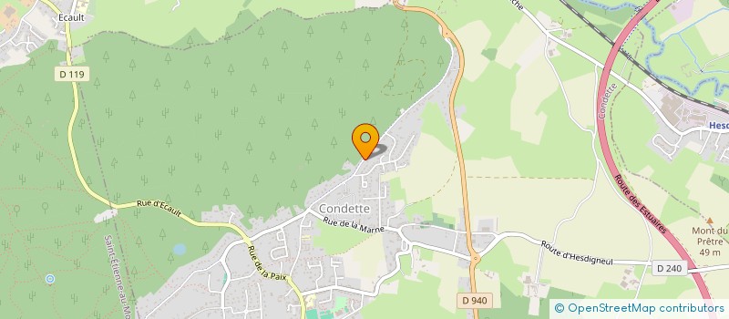 localisation de l'entreprise ACDM  CONDETTE