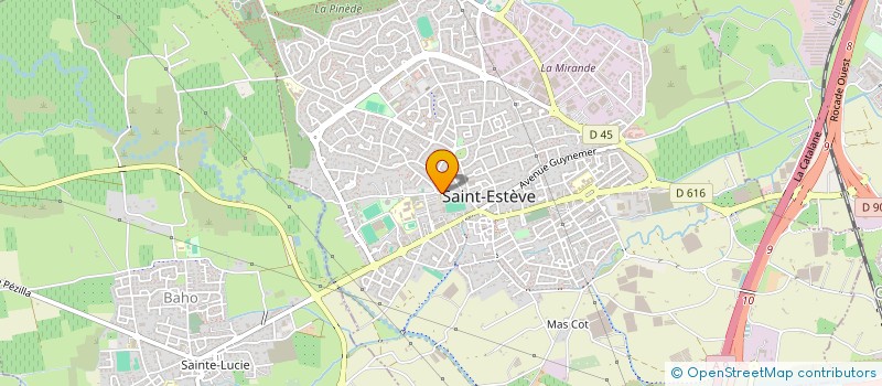 localisation de l'entreprise ACDM  SAINT-ESTEVE