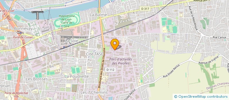 localisation de l'entreprise ACDO à DECINES-CHARPIEU