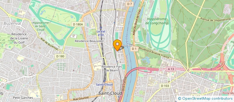 localisation de l'entreprise ACDP DU CAP à SAINT-CLOUD
