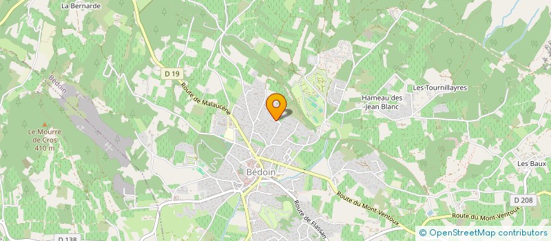 localisation de l'entreprise ACDP V  BEDOIN