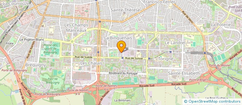 localisation de l'entreprise ACDR ASSOCIATION CULTURELLE DJOUMBE FATIMA DE RENNES  RENNES