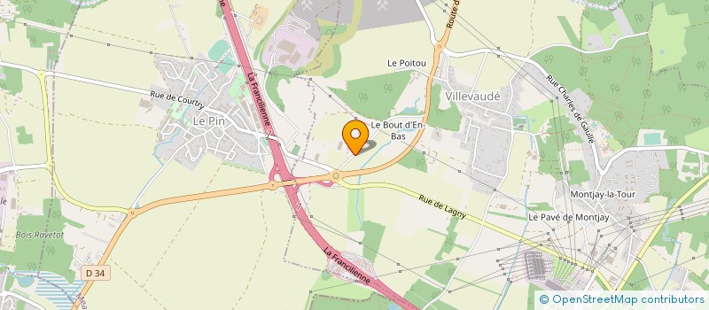 localisation de l'entreprise ACDS à VILLEVAUDE
