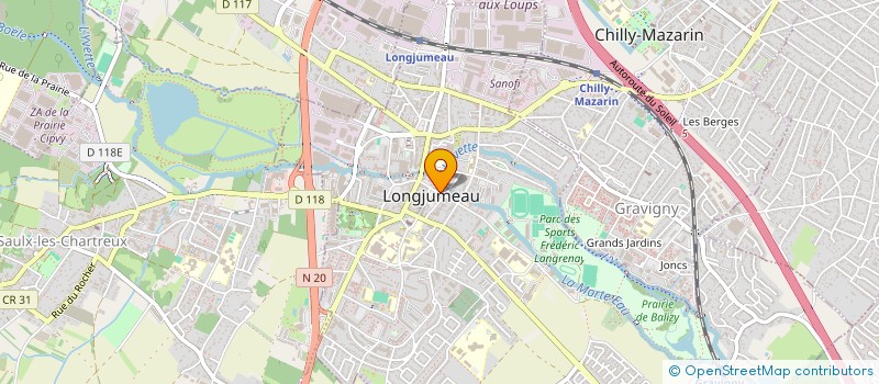 localisation de l'entreprise ACDS à LONGJUMEAU