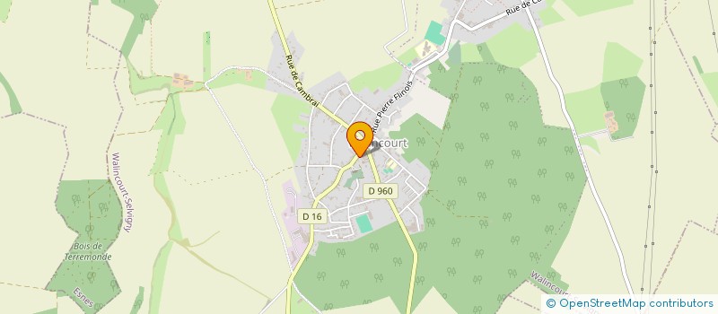 localisation de l'entreprise ACDS à WALINCOURT-SELVIGNY