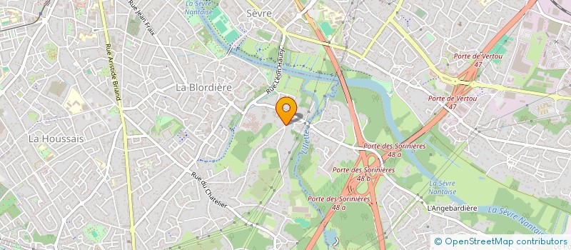 localisation de l'entreprise ACDS  REZE