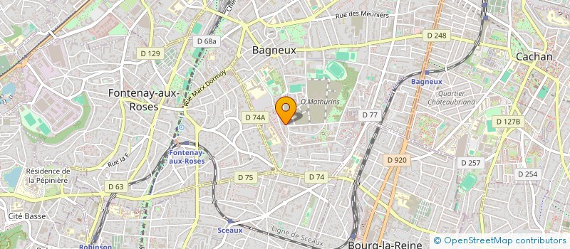 localisation de l'entreprise ACDS DISTRIBUTION à BAGNEUX