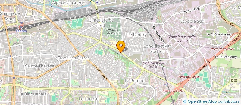 localisation de l'entreprise ACDS IMMOBILIER  RENNES