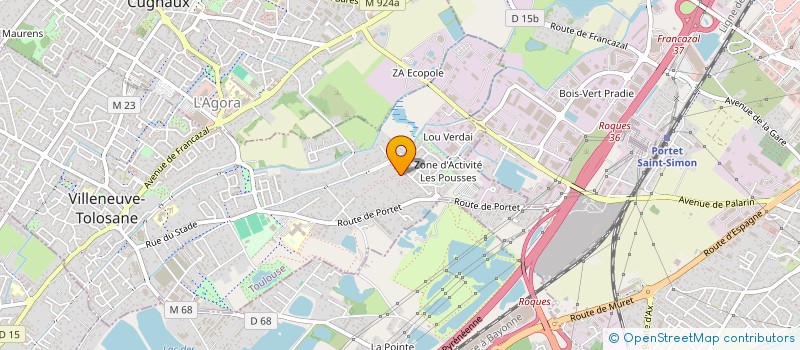 localisation de l'entreprise ACDS PATRIMOINE à VILLENEUVE-TOLOSANE