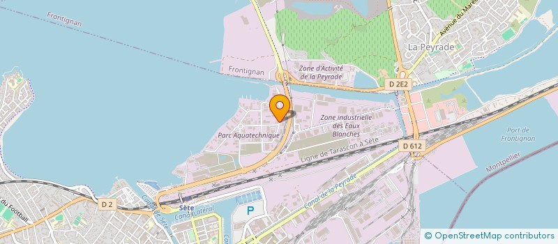 localisation de l'entreprise ACDSP IMMOBILIER  SETE