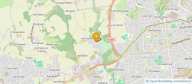 localisation de l'entreprise ACDV à BREST