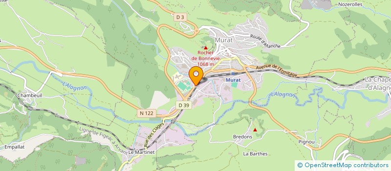 localisation de l'entreprise ACDV à MURAT