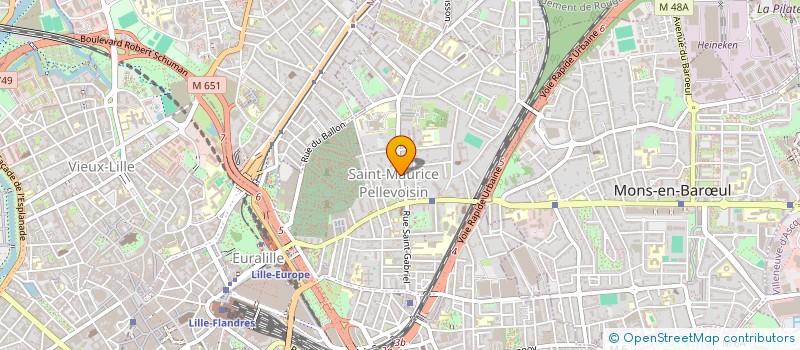 localisation de l'entreprise ACE-1  LILLE