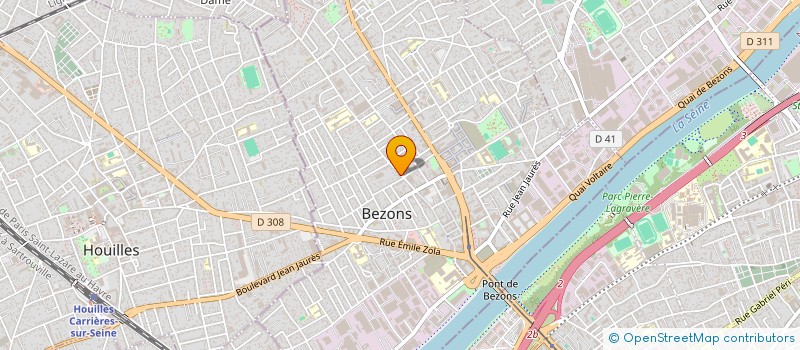localisation de l'entreprise ACE à BEZONS