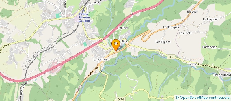 localisation de l'entreprise ACE  GROISY