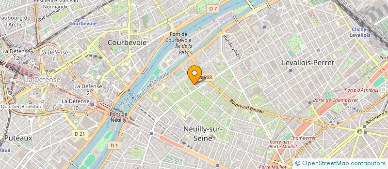 localisation de l'entreprise ACE à NEUILLY-SUR-SEINE