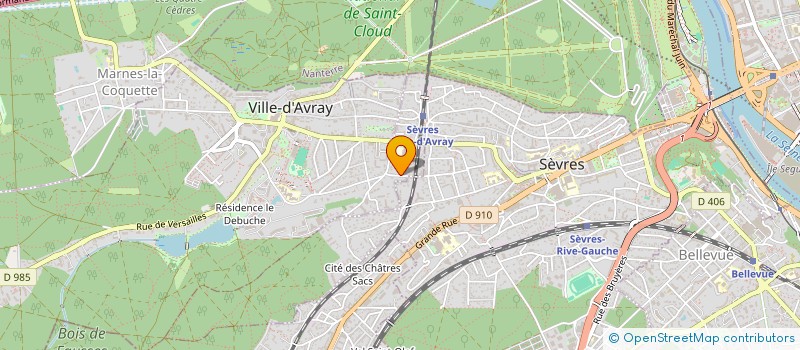 localisation de l'entreprise ACE. à VILLE-D'AVRAY