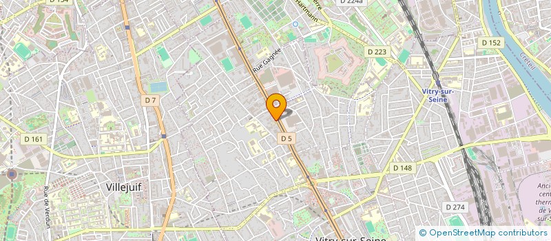 localisation de l'entreprise ACE  VITRY-SUR-SEINE