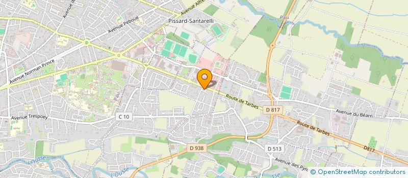 localisation de l'entreprise ACE  BIZANOS