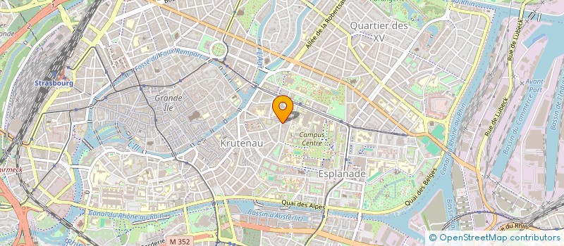 localisation de l'entreprise ACE à STRASBOURG