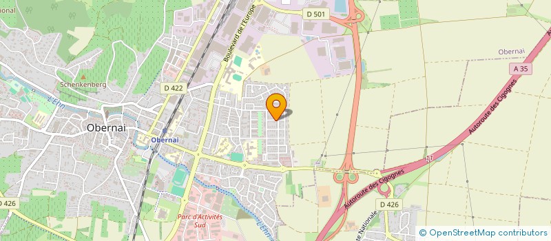 localisation de l'entreprise ACE++  OBERNAI