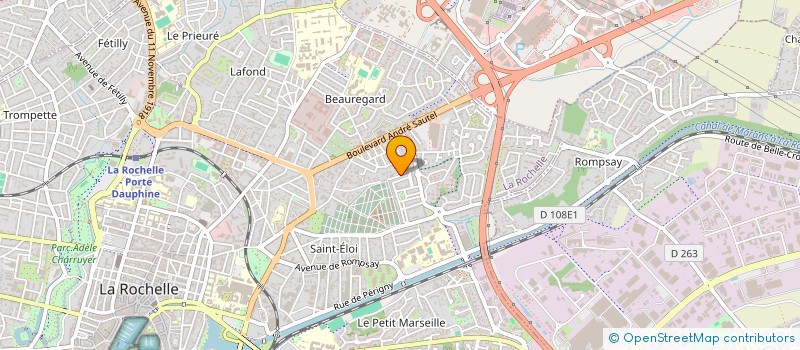 localisation de l'entreprise ACE  LA ROCHELLE