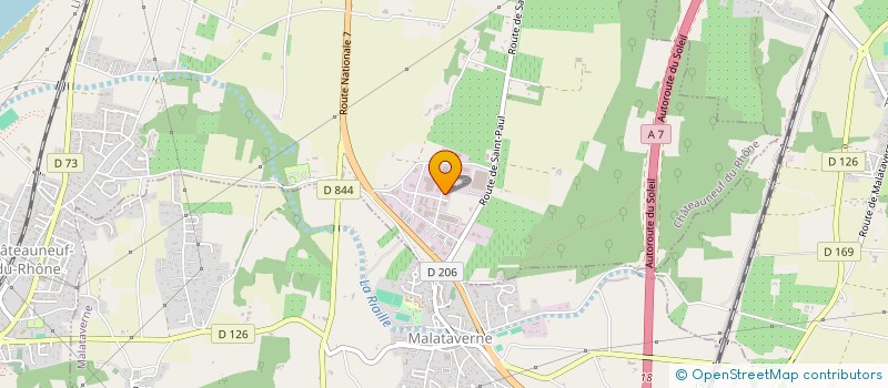 localisation de l'entreprise ACE  CHATEAUNEUF-DU-RHONE