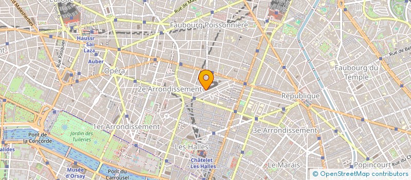 localisation de l'entreprise ACE  PARIS