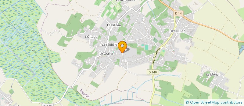 localisation de l'entreprise ACE  BREUILLET